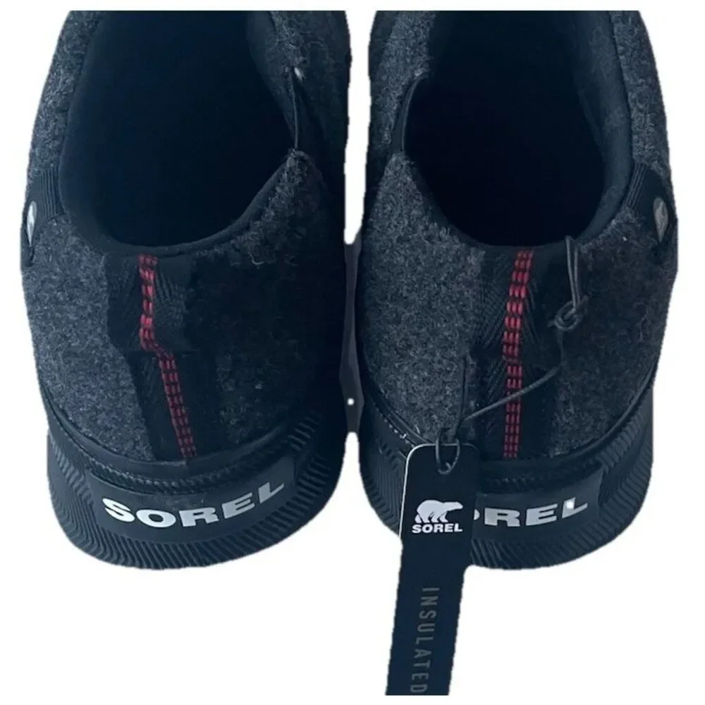 SOREL OUT N ABOUT™ IV MINI PUFFY Women's Boot, Black, Sea Salt Size 10